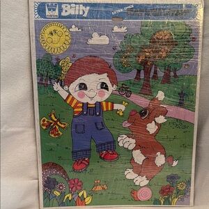 Whitman Extra Thick Frame Tray Puzzle- Billy with Dog